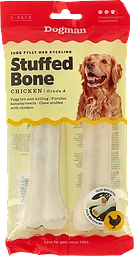 Stuffed Bone M Kyckling Hundgodis 2-pack