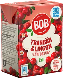 Lingon&tranbär Lättdryck
