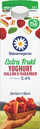 Yoghurt Hallon & rabarber 2,4%