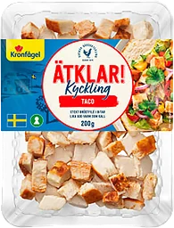 Kycklingbitar Ätklar Tärnad Taco