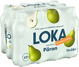 Kolsyrat vatten Päron 12-pack