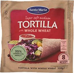 Tortilla Whole Wheat Medium