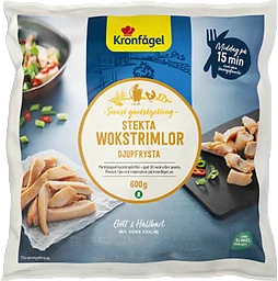 Wokstrimlor Kyckling Stekta Fryst
