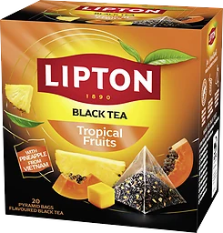 Svart te Tropical fruit