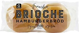 Hamburgerbröd Brioche