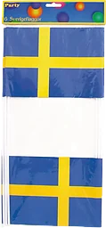 Flaggor med pinne 14x21cm 6-p Alrik Hedlund