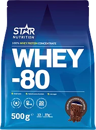 Proteinpulver Whey-80 Double Rich Chocolate