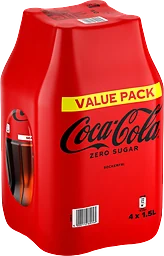 Läsk Zero 1,5l 4-p