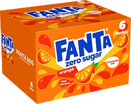 Fanta Orange Zero Läsk Burk