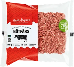 Nötfärs Fethalt 10-12%