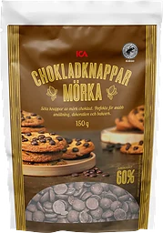 Chokladknappar Mörk Choklad