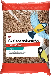 Vildfågelmat Solrosfrön skalade