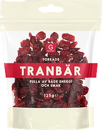 Tranbär Torkade