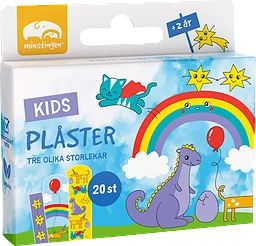 Kids Plåster Tre Olika Storlekar +2år