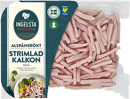 Strimlad Kalkon Alspånsrökt
