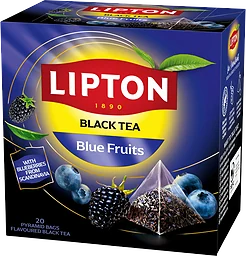Svart Pyramidte Blue Fruit