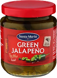 Chilipeppar Green jalapeño Hot 215g