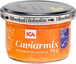 Caviarmix röd rom av sill och lodda