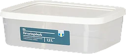 Förvaringsburk Vit 1,2l 1-p