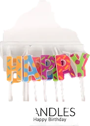 Tårtljus Happy Birthday 13-pack