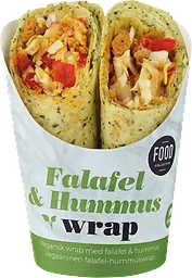 Wrap Falafel och Hummus