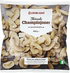 Champinjoner Skivade