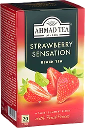 Svart te Strawberry sensation 20-pack