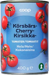 Körsbärstomater hela