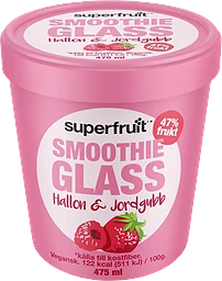 Smoothieglass Hallon & Jordgubb 475ml