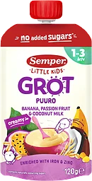 Grötklämmis Banan, passionsfrukt & kokosmjölk 1-3 år