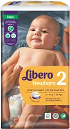 Blöjor Newborn Strl 2 3-6kg 64-p Miljömärkt