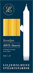 Kronljus Gul 4-pack