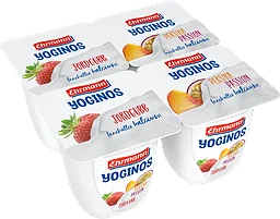 Yogurt Jordgubb Persika Passion 0,1% 4-p 100g