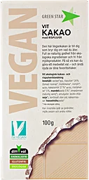 Choklad vit vegan Ekologisk Greenstar