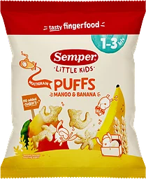 Multigrain puffs mango & banan 1-3 år Eko