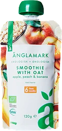 Smoothie med Äpple, persika & banan 6 Mån Eko
