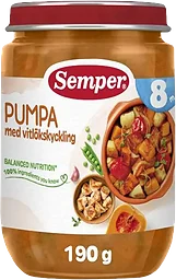 Pumpa Vitlök Kyckling