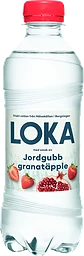 Jordgubb Granatäpple Kolsyrat Vatten Pet