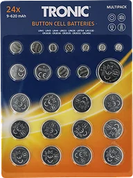 Knappcellsbatterier, 24-pack