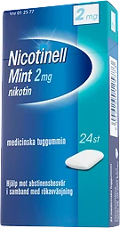 Mint 2mg Nikotintuggummi