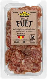 Salami Fuet Skivad