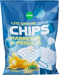 Chips Parmesan & persilja