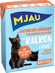 Kattmat Paté med kalkon 370g