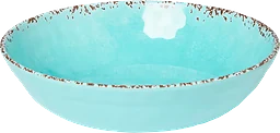 Melamintallrik Djup Aqua 20cm
