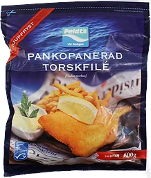 Torskfilé Pankopanerad