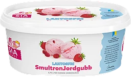Smultron Jordgubb Laktosfri Glass