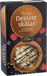 Våffelskålar För Dessert & Glass 4-p 90g Våffel Bagaren