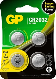 Batteri Knappcell Lithium CR2032 4-pack