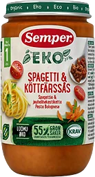 Spagetti & köttfärssås Från 1år KRAV