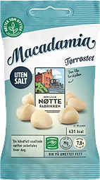Macadamianötter Uten Salt Den Lille Nöttefabrikken